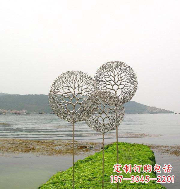 黄冈 迷人的不锈钢蒲公英雕塑