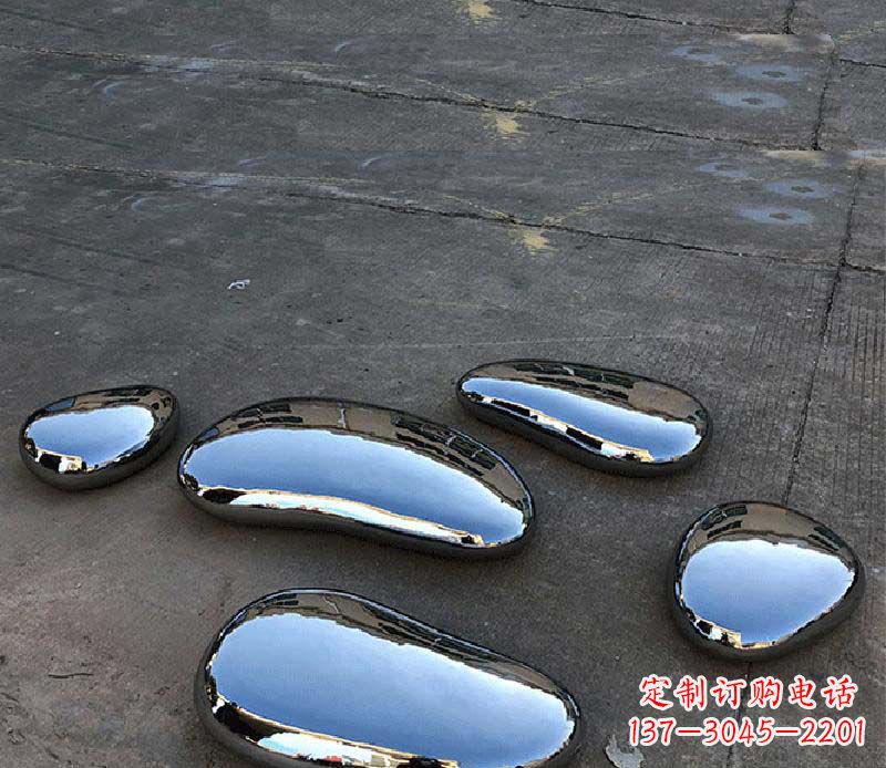 黄冈不锈钢水滴景观雕塑美轮美奂,营造自然灵动
