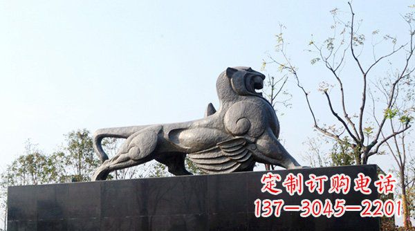 黄冈中领雕塑专业打造狮子铜雕