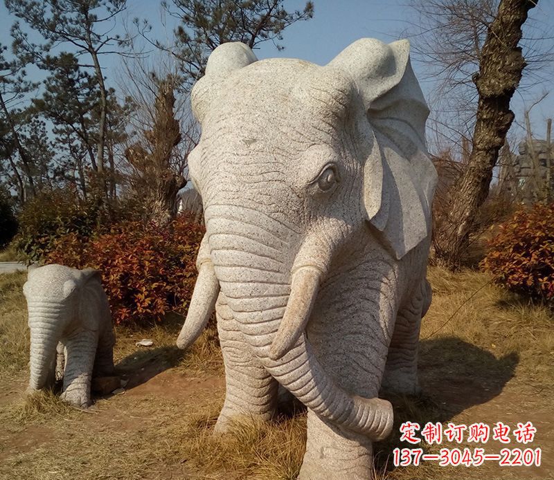 黄冈精美大象雕塑
