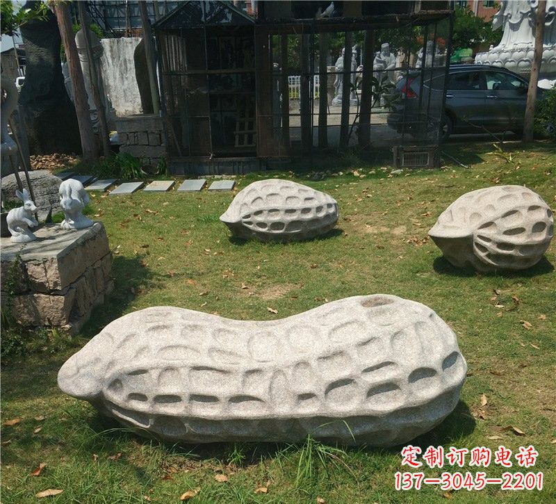 黄冈精美大理石花生雕塑