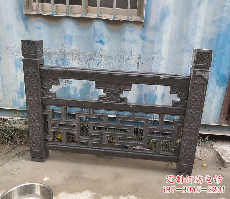 黄冈集乐馆大理石栏板雕塑