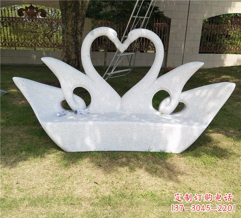 黄冈精美大理石天鹅雕塑