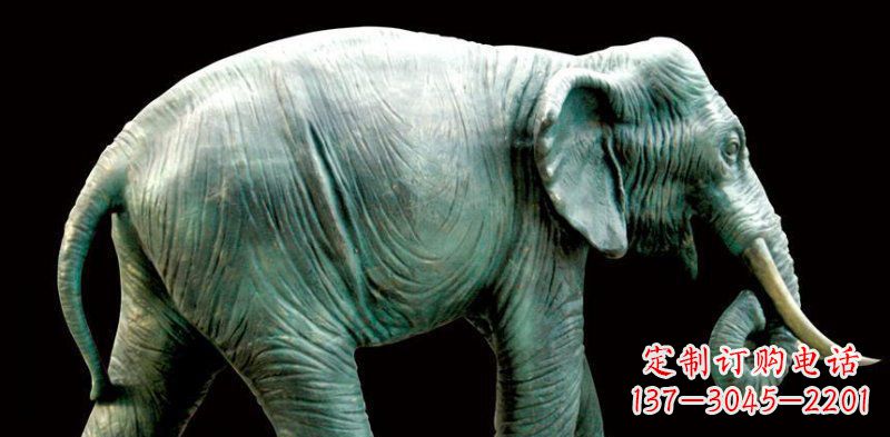 黄冈铜雕大象——艺术精灵的完美融合