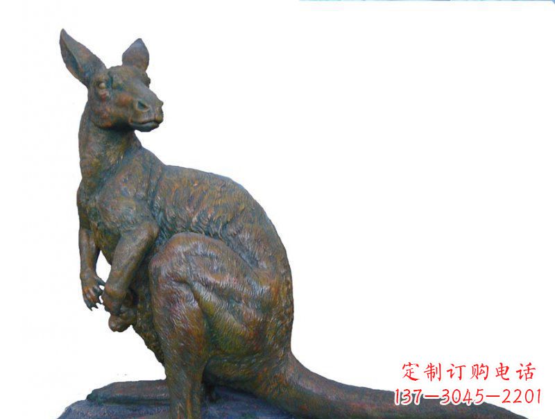 黄冈精致工艺铜袋鼠雕塑