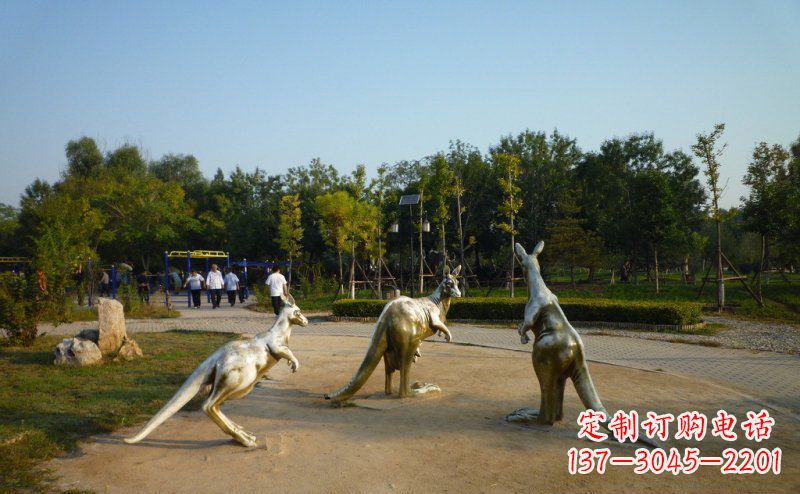 黄冈高质量袋鼠铜雕