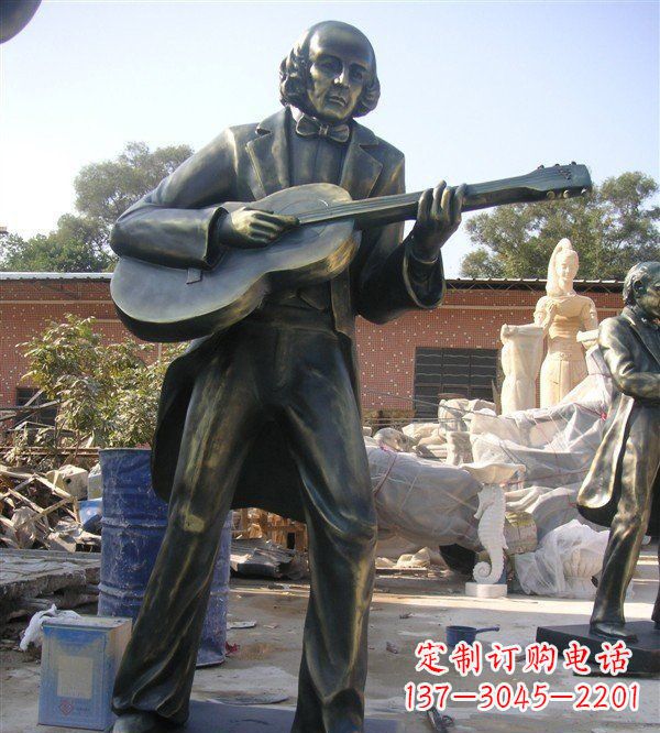 黄冈高端精致吉他雕塑