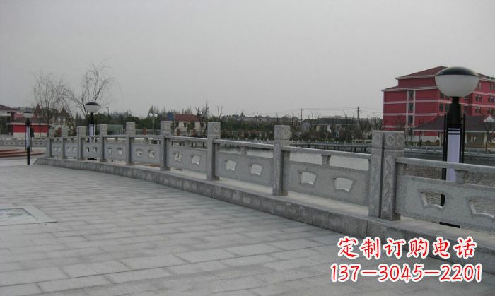 黄冈公园仿古石栏板 (2)
