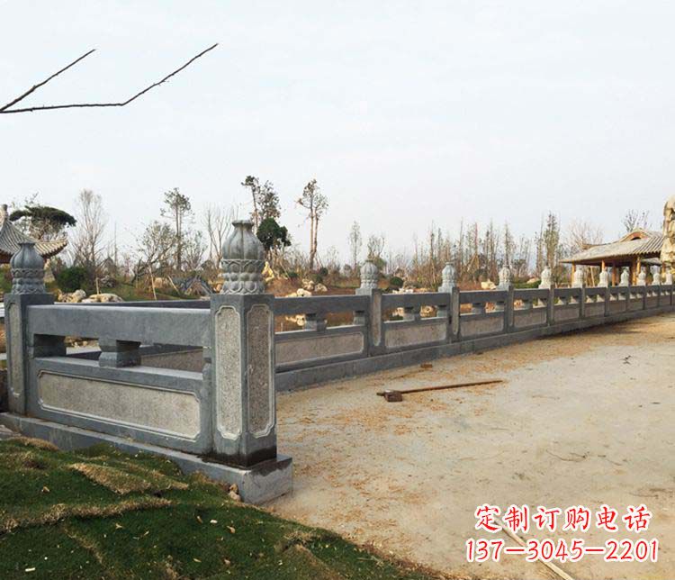 黄冈公园仿古石栏板景观石雕