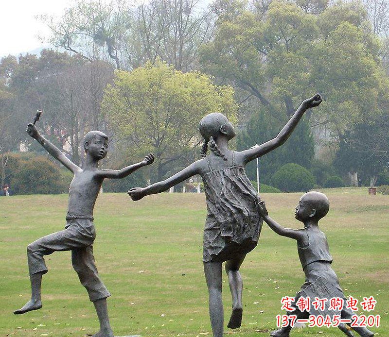 黄冈浪漫童年·清新儿童铜雕