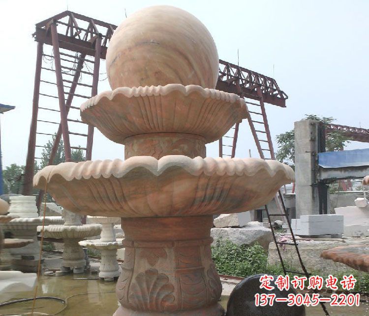 黄冈绚丽多彩的风水球雕塑