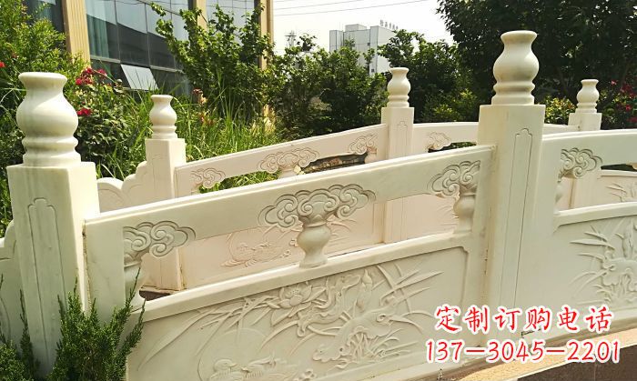 黄冈公园汉白玉石拱桥 (3)