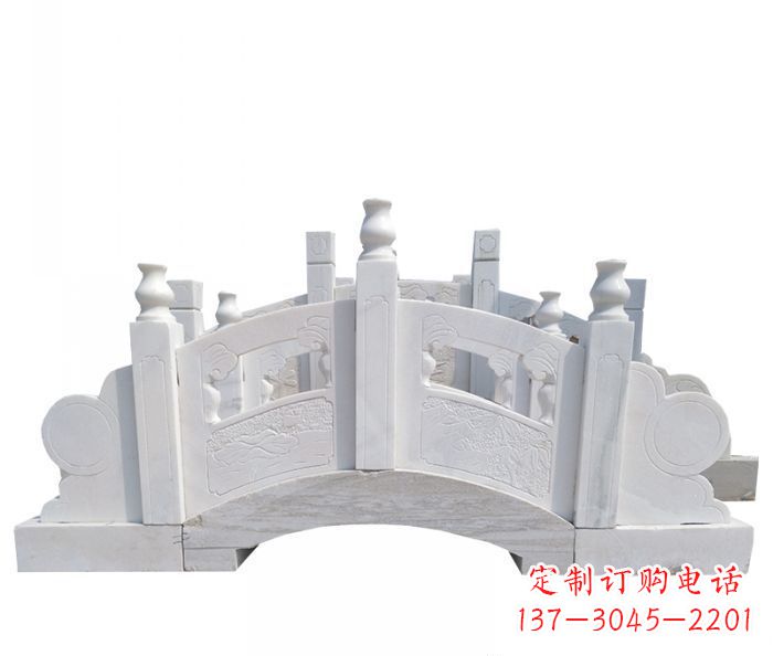 黄冈汉白玉石拱桥雕塑