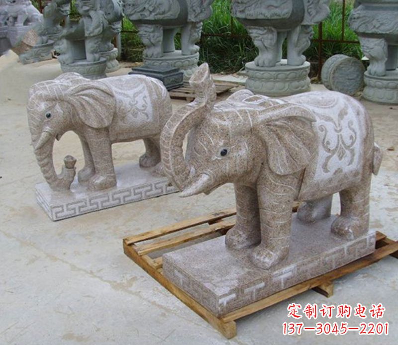 黄冈精美大象雕塑