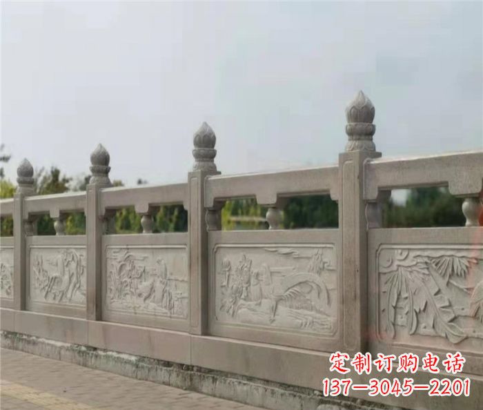 黄冈泰山大理石浮雕栏板雕塑