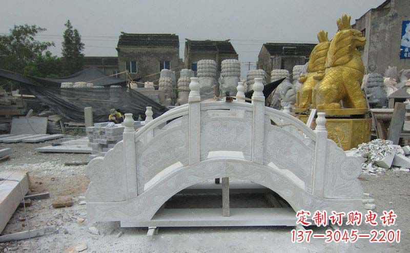 黄冈精美的大理石拱桥雕塑