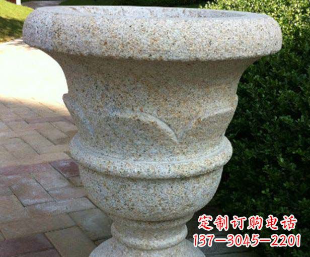 黄冈大理石花盆石雕,为您的景观添色彩