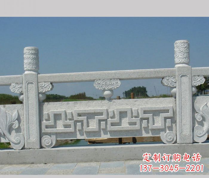 黄冈公园景观大理石栏板雕塑