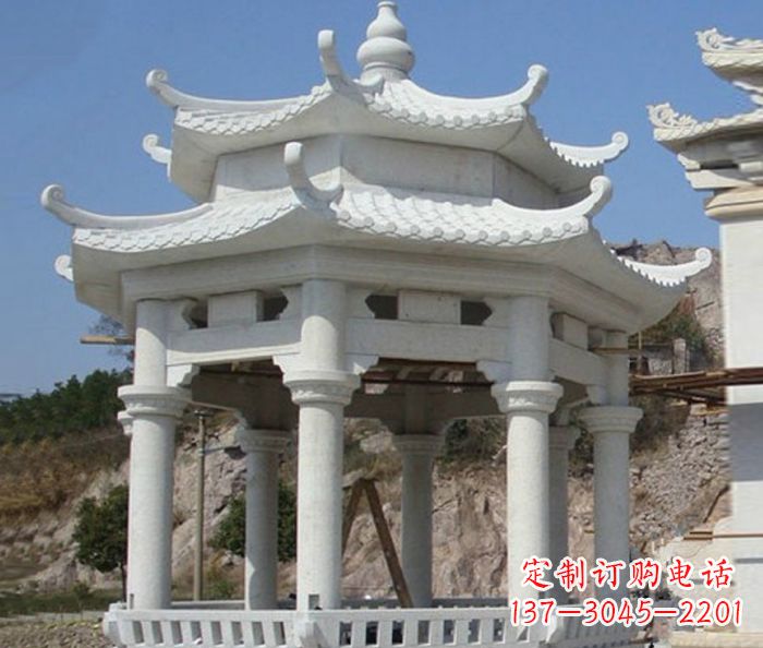 黄冈专业汉白玉凉亭雕塑