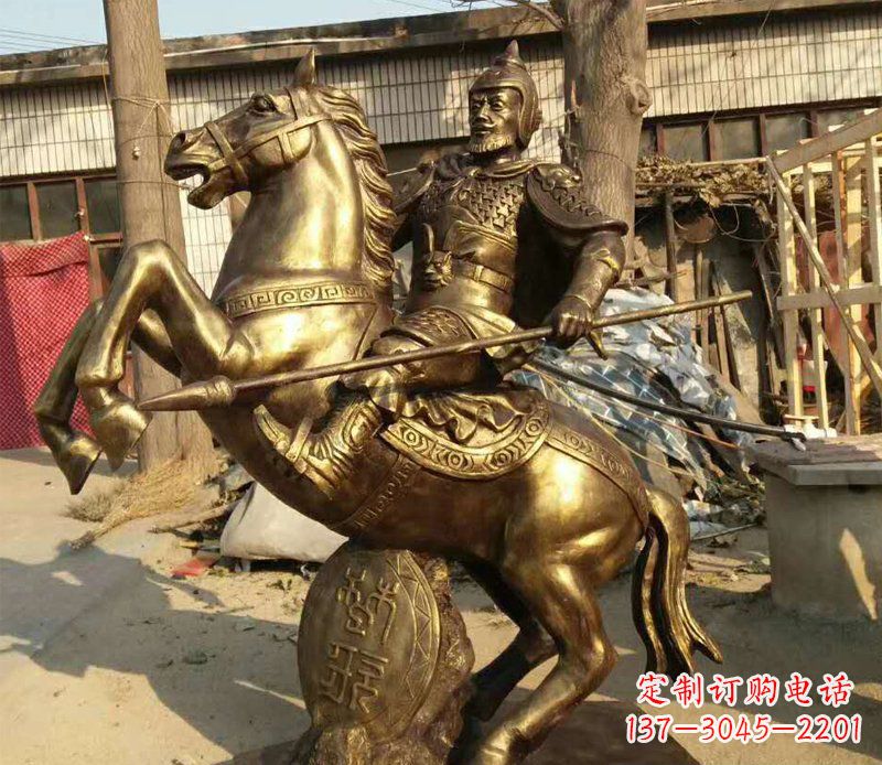 黄冈高雅精美的骑马铜雕