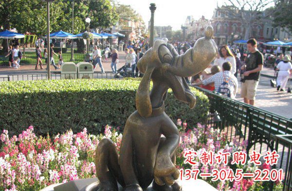 黄冈把宠物也带上,铜雕动物雕塑可以用艺术诠释你的心意