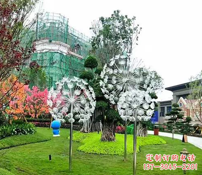 黄冈公园蒲公英雕塑