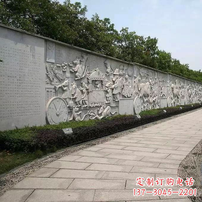黄冈领雕塑 | 十二生肖文化浮雕
