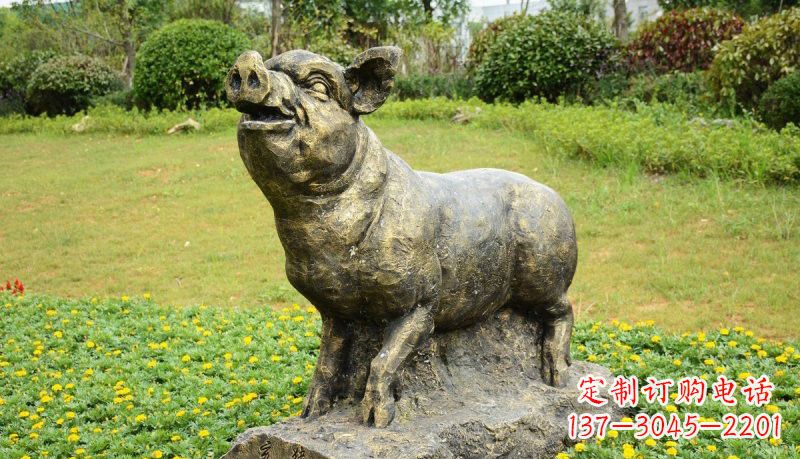 黄冈中领雕塑臻选十二生肖铜雕
