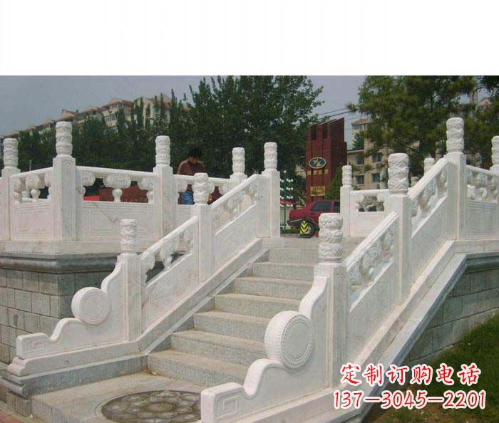 黄冈精美大理石栏板雕塑