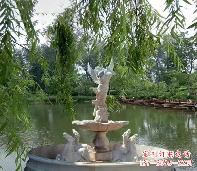 黄冈公园天使景观石雕