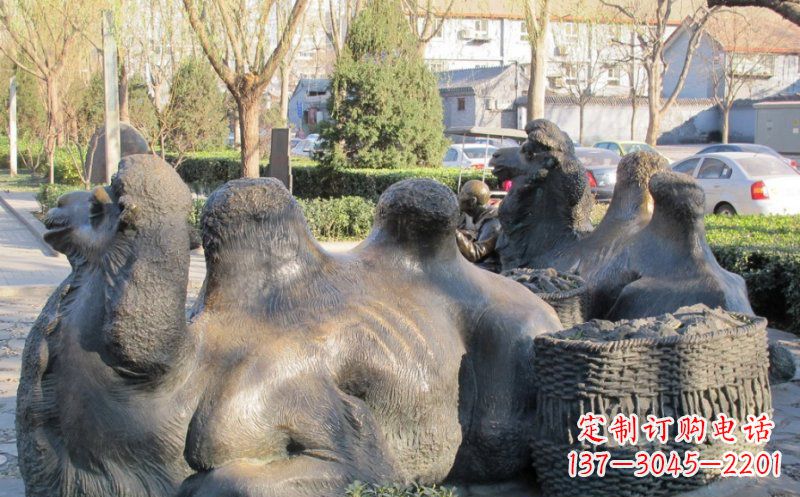 黄冈特大型骆驼铜雕