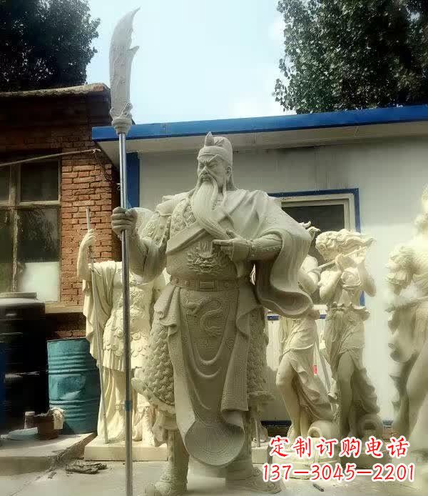 黄冈古代关公石雕