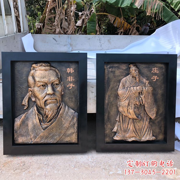 黄冈中领雕塑专业的古代历史名人头像雕塑定制
