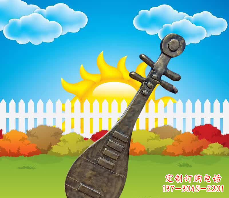 黄冈精美古典琵琶雕塑