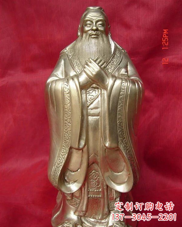 黄冈孔子雕塑：品质传承文明精神