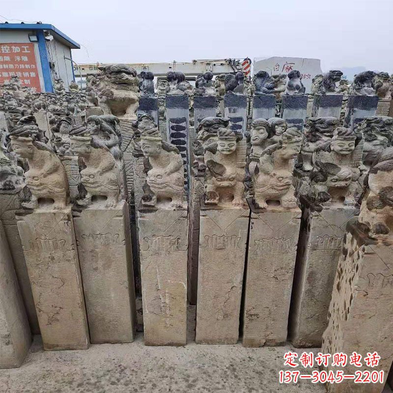 黄冈古代栓马柱