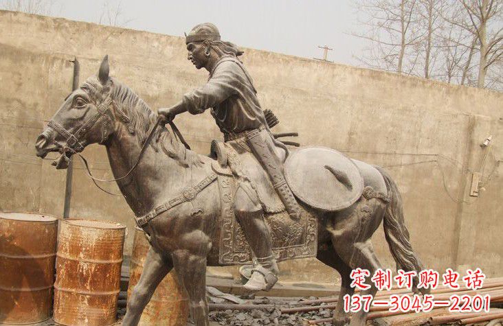 黄冈古代战马铜雕塑,为您定制灵动雄壮的艺术品
