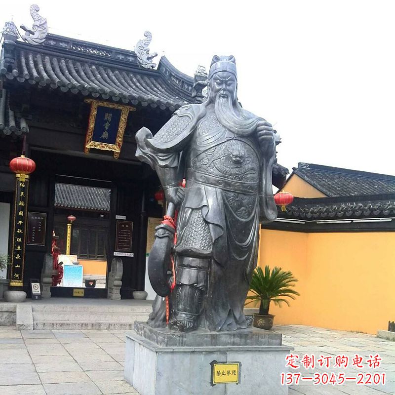 黄冈中领雕塑:荣耀传统,精美关公雕塑