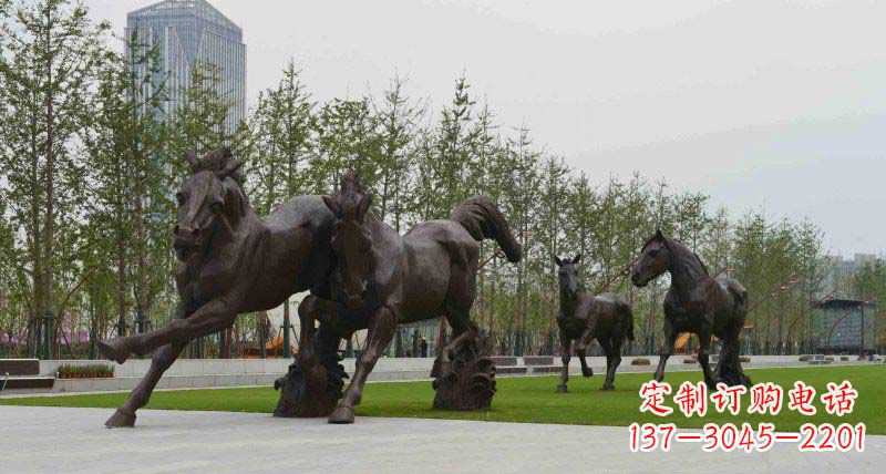 黄冈广场动物铜雕,百变造型,一次购置,百年持续