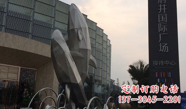 黄冈品质超凡的不锈钢海豚雕塑