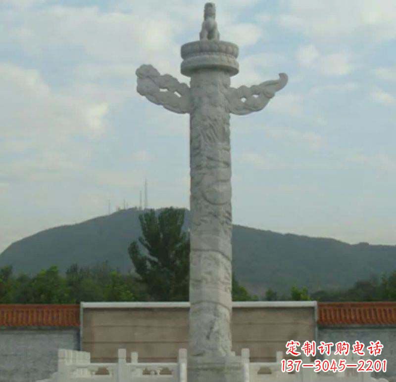 黄冈中领雕塑:专业定制的华表石雕