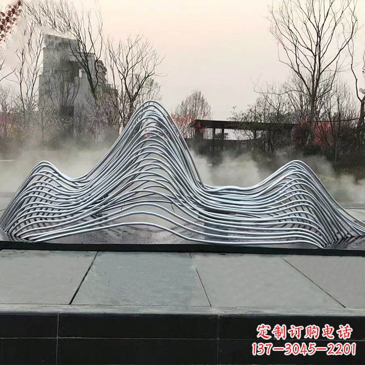 黄冈专业定制不锈钢假山雕塑