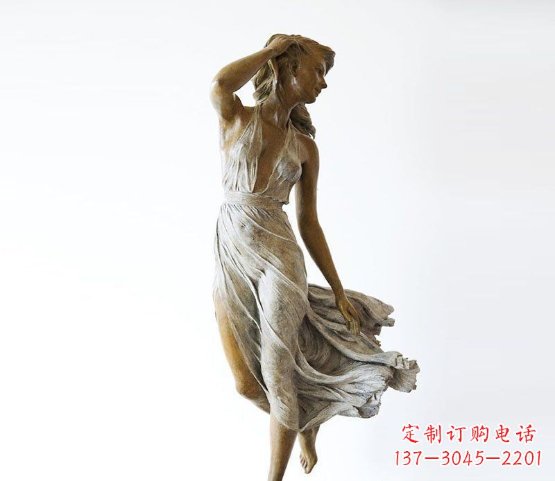 黄冈空灵优雅的西方美女雕塑