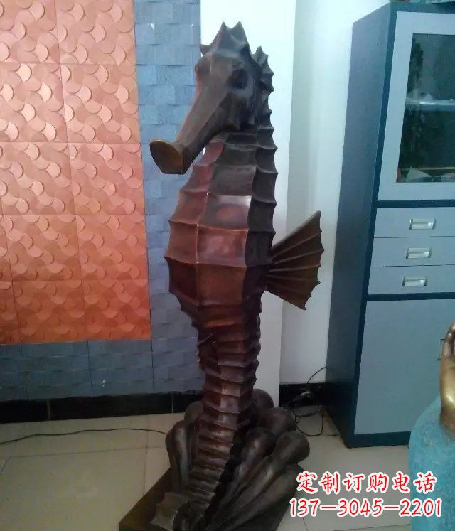 黄冈海马铸铜动物雕塑,品质保证