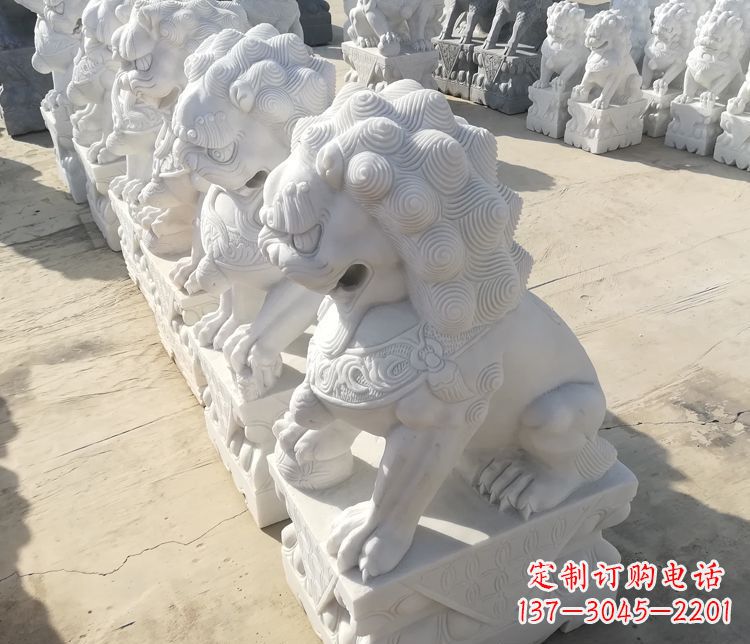 黄冈中领雕塑狮子雕塑是一种古典的装饰品,以狮…