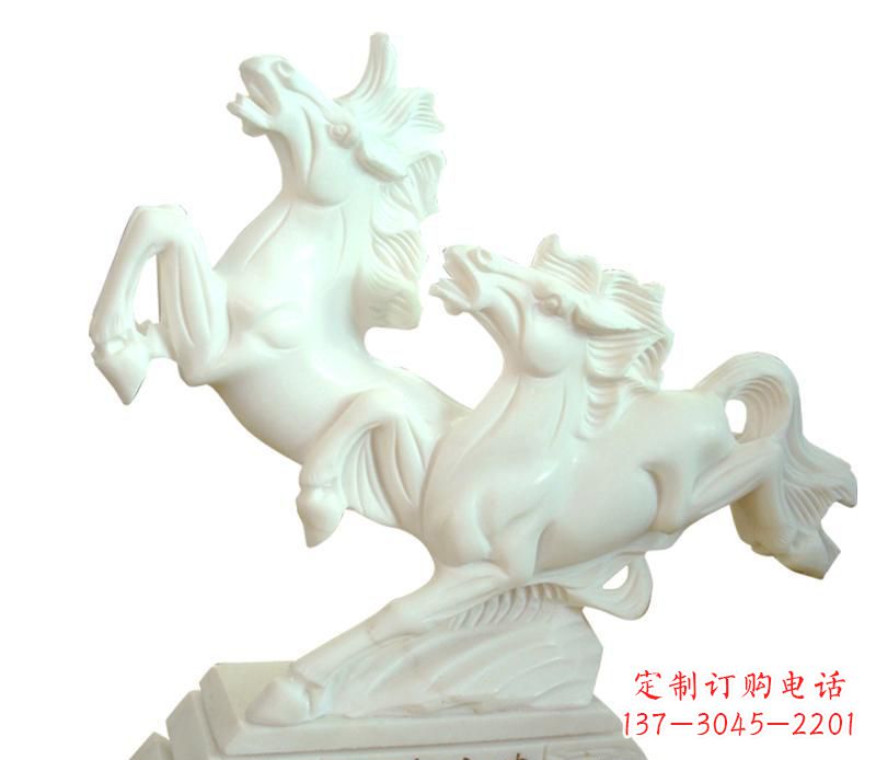 黄冈中领雕塑:精美细腻的汉白玉动物雕塑