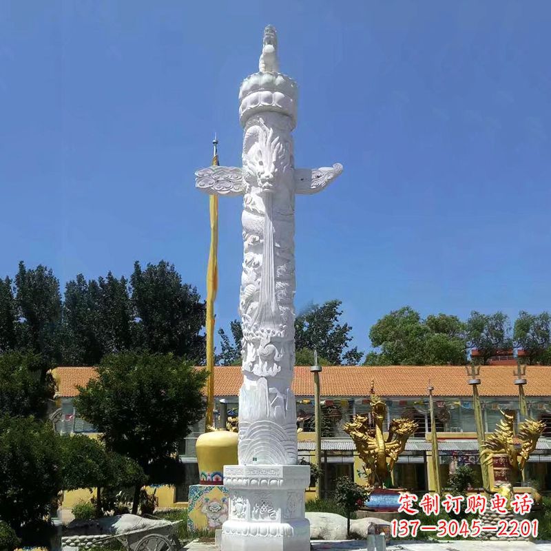 黄冈汉白玉华表柱