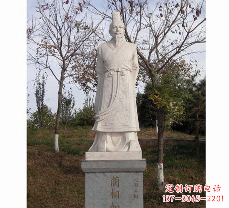 黄冈领雕塑:精致古代名人石雕