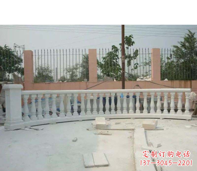 黄冈汉白玉石栏杆雕塑