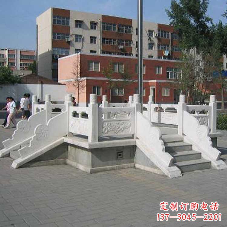 黄冈汉白玉学校升旗台